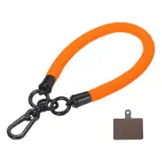 Phone Lanyard Universal Wrist Lanyard with Lanyard Patch Bright Orange 1 Pack