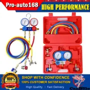HVAC Charging Kit 3-Way A/C AC Refrigeration Diagnostic Manifold Gauge Set 5FT