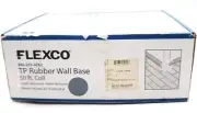 Flexco TP Rubber Wall Base 50 Ft Coil 4"×50'(600")x1/8" Gauge Color: Blue Shadow