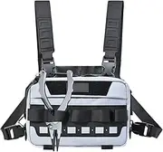 Fishing Chest Pack,Outdoor Sports Chest Bag | Tackle Storage Lightweight Vest for Women Men, Workouts Hunting Cycling Hiking Outdoor Activities