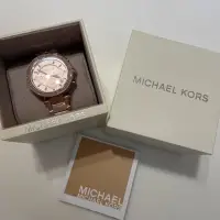在飛比找蝦皮購物優惠-Michael Kors (MK) 璀璨迷漾晶鑽三眼玻麗腕錶