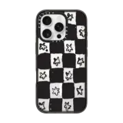 iPhone 16 Pro Impact Case MagSafe Compatible Floral Checker