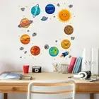 Beautiful Wall Stickers Removable Planets Bedroom Cartoon Decals Decor
