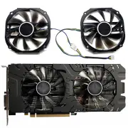 1Pair Graphics Card Cooling Fan Replacement New For YESTON RX480 570 580
