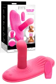 Inmi Spin 'N' Grind 9.3" Remote Controlled Grinder Pad with Rotating Dildo