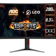 AOC 27' Curved 0.3ms 280Hz, Adaptive Sync, HDR10,Curved Gaming Monitors