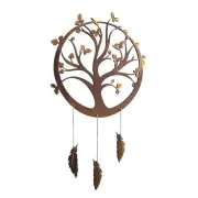 Creative Metal Tree Of Life Ornaments Sculpture Wall Hanging Home Decoration