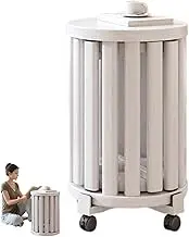 Nesting Coffee Table - Round Nesting End Tables with Wheels,Stacking Stools for Home Entrance Living Room Patio Bedroom Entrance Classroom Gardening Tea Sofa