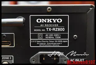 【小新嚴選】Onkyo/安橋 TX-RZ800全景聲AV功放機 大功率 7.2聲道家庭影院進口