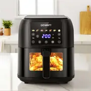 1x Air Fryer 8L Devanti 7 Pre-set Programs