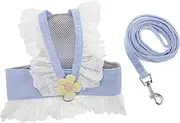 TOGEVAL 1 Set Cat Harness and Leash Breathable Summer Vest for Dogs and Kittens Comfortable Walking Accessories for Pets for Outdoor Adventures