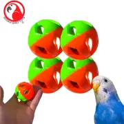 Bonka Bird Toys Lattice Balls Foot Talon Craft Part Bird Toys Cage Plastic Pet