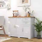 Sideboard Buffet Console Display Table Storage Cabinet Cupboard Shelving Drawers