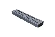 [BT2U3-16AB-AU-GY-BP] 16 Port USB3.0 Aluminum Alloy Hub, w/ Individual Switches