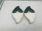 Cracker Barrel Ceramic 8in Green Winter Hat Gnome Plate Set CC02B55011