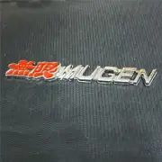 1x Chrome Red MUGEN Metal Sticker Decal Badge Emblem Motors Coupe Auto Car Turbo (for: Renault)