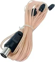 SWOOMEY Fm Antenna Meters for Stereo Receiver Transparent Female Connector Antenna Signal Enhancer for Tv and Power Amplifier High Performance Reception Easy Installation