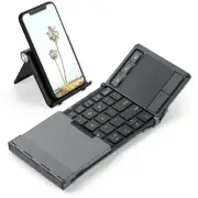 Foldable Keyboard, BK08 Bluetooth Keyboard with Sensitive Touchpad (Sync Up t...
