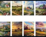 8 Pcs Farm Tags Junk Journals Scrapbook USA Seller