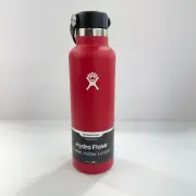 Hydro Flask 21oz Standard Mouth Water Bottle Insulated w/ Flex Lid Snapper New