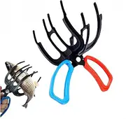 Ai-OUMLEEF Fish Claw Gripper, Fishing Pliers Gripper, 3 Claw Anti-Slip Fishing Pliers Gripper, Fish Control Clamp Control Forceps for Catch Fish Fishing Accessories for Most Freshwater Fish
