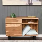 Wood Stock Natural Wood Hall Console Table