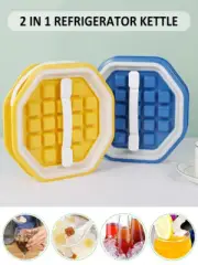 Portable Ice Cube Mold 19x19x3.8CM 2 In 1 Ice Ball Maker Mold for Freezer xiHTx
