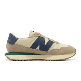 【NEW BALANCE】休閒鞋 237 男鞋 女鞋 棕 藍 綠 麂皮 情侶鞋 復古 NB 紐巴倫(MS237CN-D)