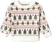 [Koton] Babygirls Patterned Sweater Long Sleeve Crew Neck Pullover