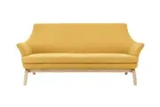 Matt Blatt Tulip 3-Seater Sofa (Mustard)