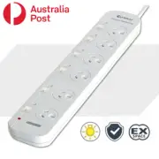 6 Outlet Individually Switched Power Board Powerboard
