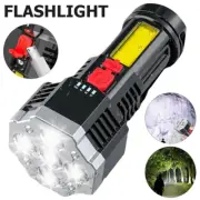 Powerful 8000LM Torch Led Super Bright Flashlight USB Rechargeable Tactical Lamp