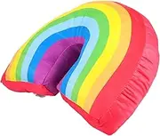 1pc Rainbow Shape Throw Pillow Soft Plush Cushion for Home Decoration Filled with Pp Cotton for Living Room Bedroom Car Present for All Occasions