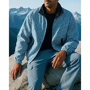 Men's Outdoor Jacket Hiking Jacket Outdoor Sun Protection Breathable Quick Dry Lightweight Hiking Outfits Hiking Clothes Spring Autumn / Fall Jacket Tennis Gol