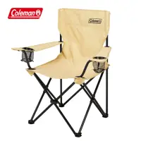 在飛比找momo購物網優惠-【Coleman】扶手休閒椅 / 卡其(CM-38832M0