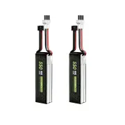 2PCS Flywoo Explorer 8.7V 550mah 80C 2S HV Lipo Battery XT30 Plug for Micro Quad Flywoo Flybee 16 FlyLens 85 HDFlylens