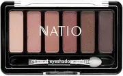 Natio Australia Mineral Eyeshadow Palette Petals 6g - Petal Soft Pink through to Purple Toned Eyeshadows - Purse & Travel Friendly Eyeshadow Palette - Cruelty Free & Vegan