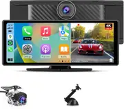 4K 10.26'' Touch Dash Camera Cam Dual Car Recorder for CarPlay Android Auto Car GPS Navigation Dashboard Video Recorder