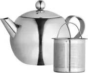 Nouveau Stainless Steel Teapot, Silver, 15312 13.5 Cm*19 Cm*12.5 Cm