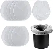 10pcs 1 Gallon Paint Strainer Bags, Paint & Liquid Filter Bags White Fine Mesh Bucket Strainer with Elastic Top Opening Paint Filtering Bag for Paint Gardening Hydroponics (Bucket Not Included)
