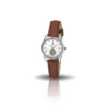 【LIP】HIMALAYA時尚精緻真皮鏤空機械腕錶-深棕款/671605/台灣總代理公司貨享兩年保固