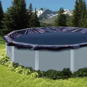Swimline 15' Round Above Ground Swimming Pool Leaf Net Top Cover | CO915
