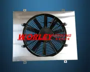 Aluminum Shroud + Cooling Fan For Holden VL VN VP VR VS Commodore 8Cyl V8 86-97