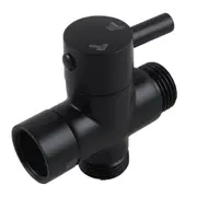 ACA Bathroom Solid Brass Black Toilet Bidet Spray Diverter Only