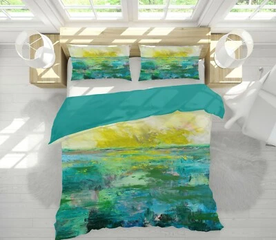 3D Blue Lake 3796NA Bed Pillowcases Quilt Cover Duvet Allan P. Friedlander Fay