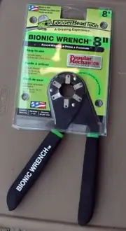 Loggerhead Tools 8” Bionic Wrench Adjustable Size ,New