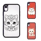 japanese lucky cat Anti scratch Cover For iPhone XS 11 12 13 14 15 16 Pro Max