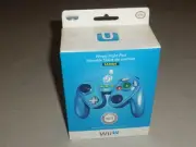 NEW NINTENDO Wii U REMOTE WIRED FIGHT CONTROLLER SAMUS BLUE METROID NIB NISB