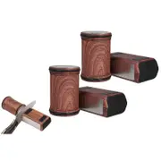 2pcs Rolling Knife Sharpener Set Offers 15 and 20 Degrees Sharpening for Kitchen Knives