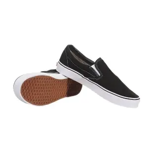 【VANS】CLASSIC SLIP-ON 黑白 經典款 懶人鞋 男女鞋 低筒(VN000EYEBLK)